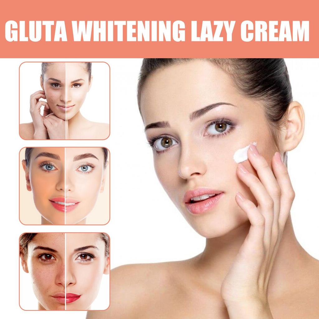 Jaysuing Quick Whitening Lazy Cream  (with Glutathione) 30g Brightens, Whitens, Improves Dullness, Moisturizes, and Refines Pores.