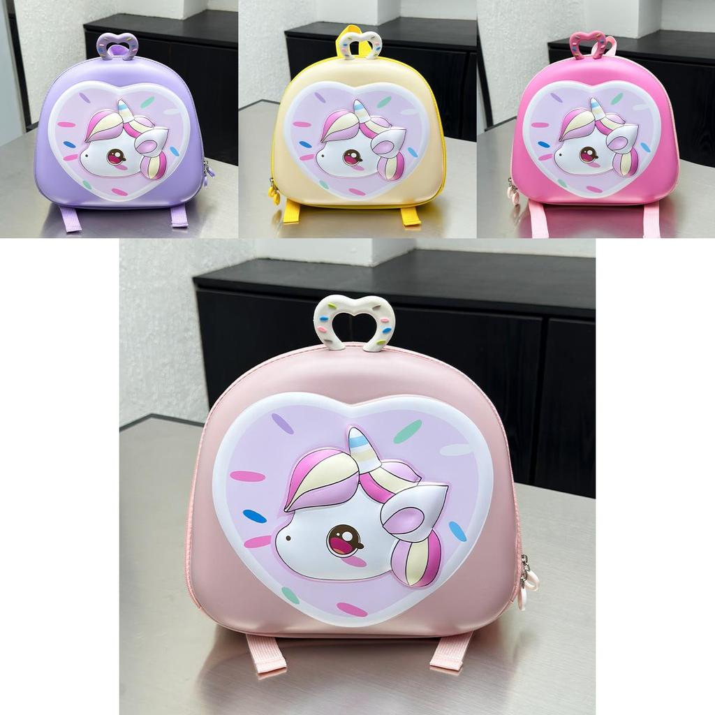 Kids Boys Girls Backpack With Unicorn Motif And Reinforced Stitching For Kindergarten Use