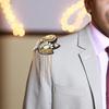 1 Pair Metal Epaulets Gold Vintage Tassel Shoulder Board Costume Dress Up Fringe Shoulder for Suit Epaulets