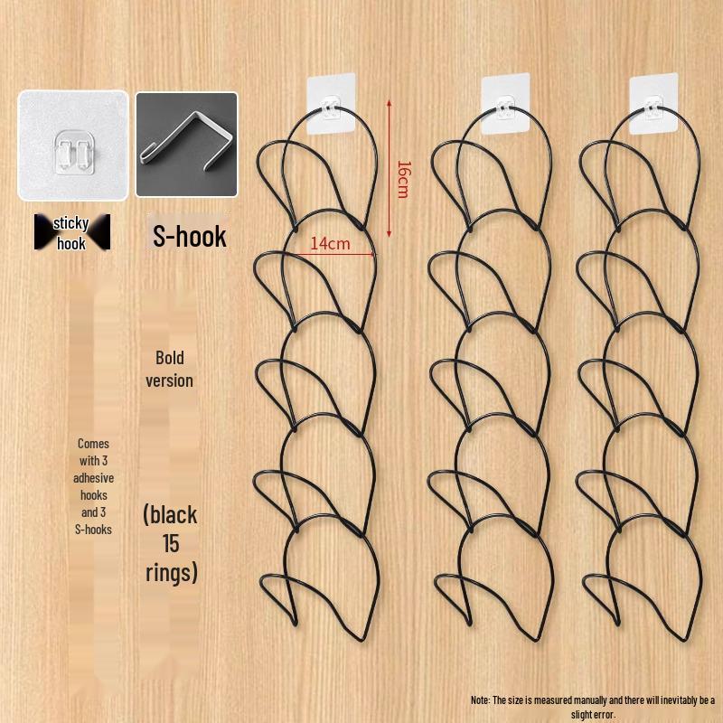 Hanging Cap & Scarf Organizer Wardrobe Hook for Hats & Bags