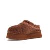 UGG Tazz Braid Slipper Hartholz Damen Sneaker Braun 1143976-HWD
