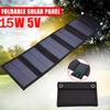 12W Foldable Solar Panel Charger with USB for Outdoor Camping