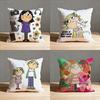 C-CharlieS L-Lola Pillow Case For Sofa Decor Car Office Room Printing Cushion Cover Decorations and Protector