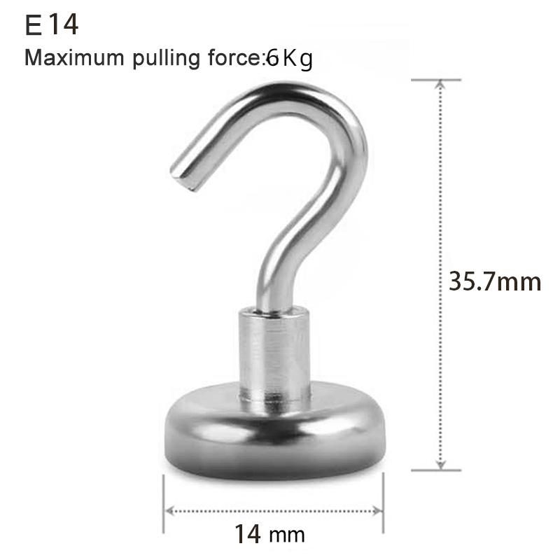 Strong Magnetic Hook Home and Decoration Multipurpose Storage Hook Home Kitchen Bar Storage Hooks Bathroom Adhesive Wall Hooks