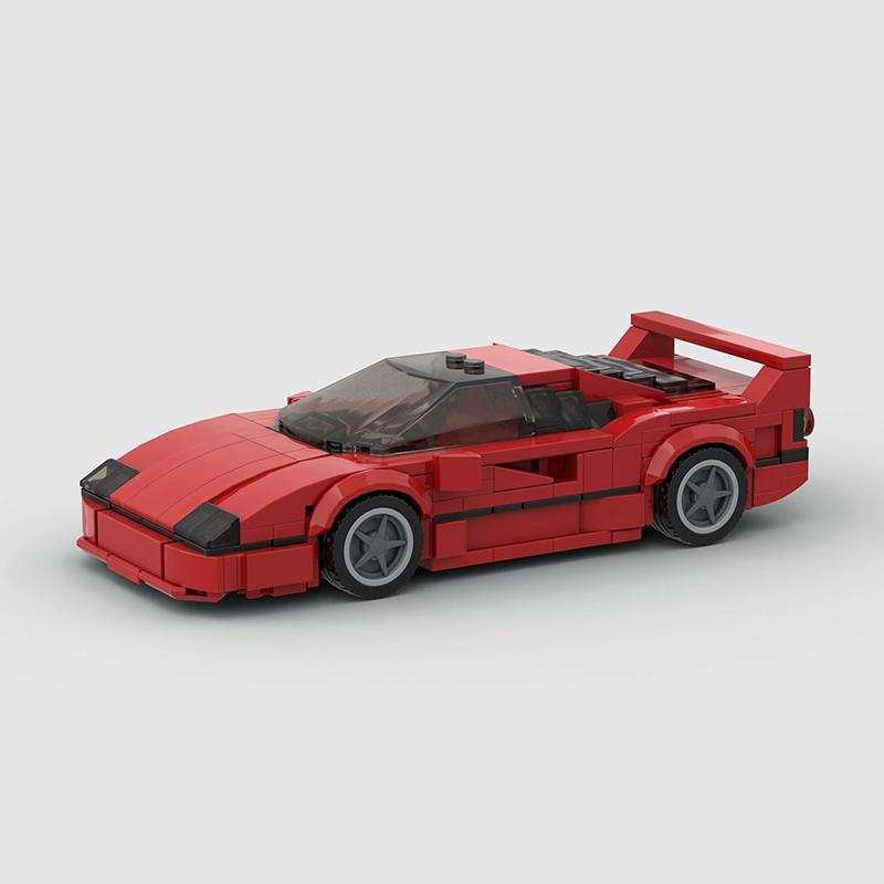 Super Sports Car Classic Toy Building Block Set, Suitable As Birthday, Halloween, Christmas Gifts and for Home Decoration Collec