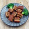 1Pc Artificial Foods Simulation Braised Pork Meat Product Model Fake Pork Belly Three-layer Meat Dongpo Meat Pork Kid Toys
