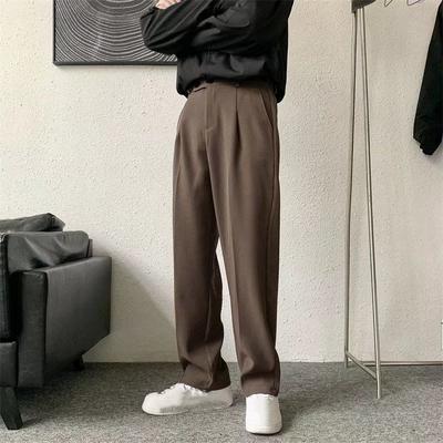 Pantalon droit pour hommes printemps et automne, pantalon décontracté de sport ample, pantalon pour hommes confortable
