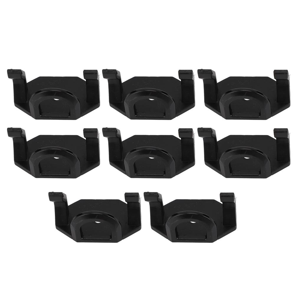 8Pcs Adhesive Hat Hooks Baseball Hat Holders for Wall Door Closet Office Bedroom Black