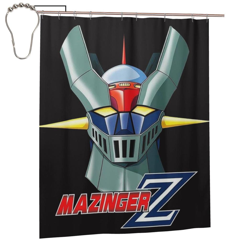 Mazinger Z Goldorak Actarus Grendizer Maske Duschvorhang Badezimmer Polyester Wasserdicht Badvorhänge Mit Haken