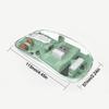 3 Modes Wireless Mouse 2.4GHz/Bluetooth 5.0" Rechargeable Mouse Sleek Transparent Mouse  PC