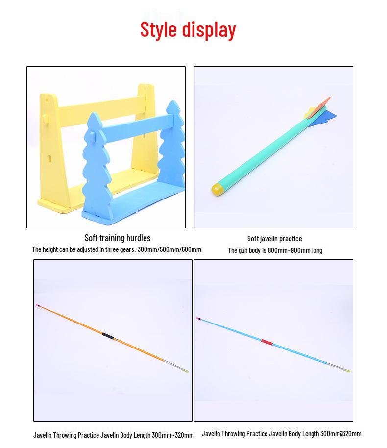 Children's Soft Training Javelin Toy for Athletics Practice