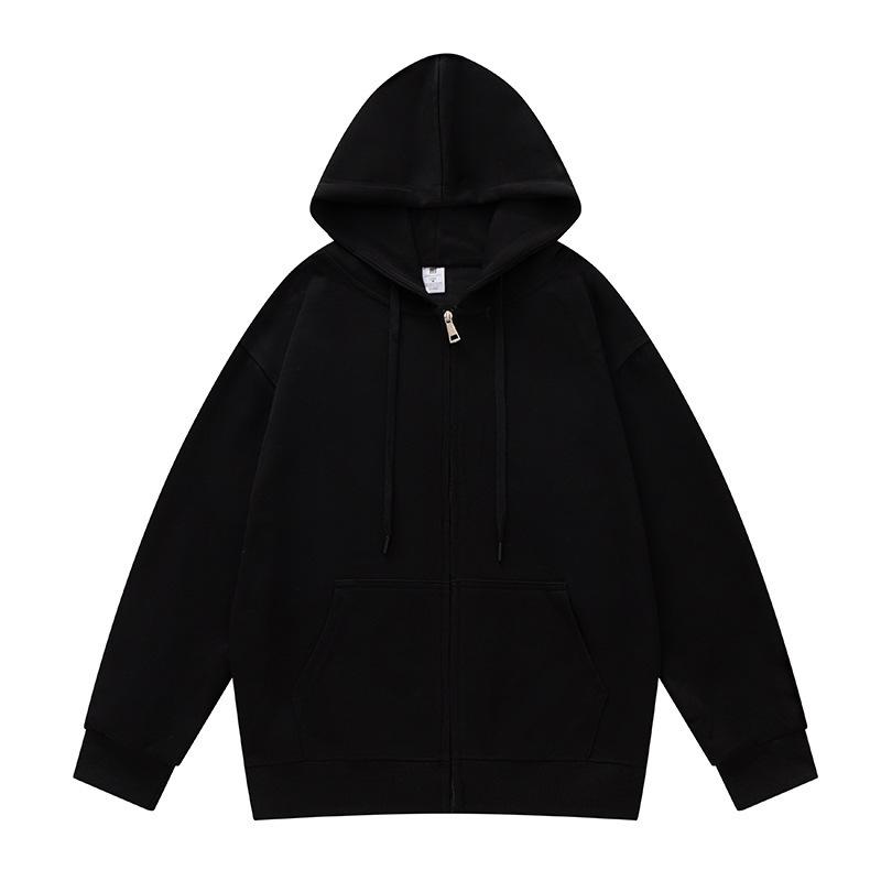 Bluza rozpinana z kapturem w stylu hongkońskim, unisex – Codzienna kurtka sportowa dla mężczyzn i kobiet