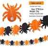 Halloween Paper Garlands: Bat, Pumpkin, Spider & Ghost Decorations