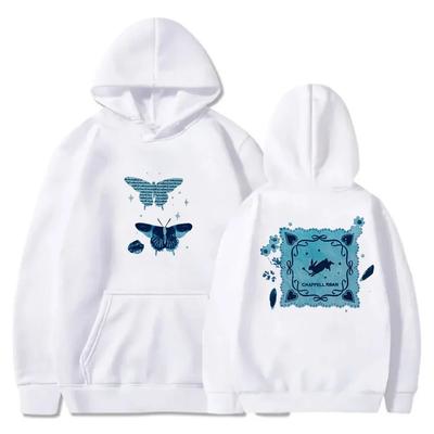 Bluzy z kapturem Chappell Roan Butterfly Bluzy z kapturem z trasy Midwest Princess Bluzy Męskie Damskie Modne Bluzy Popularna Modna Bluza z kapturem