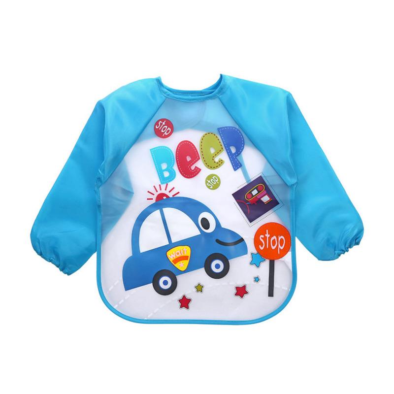 Baby Bibs Infant Burp Clothes Long Sleeve Waterproof Feeding Accessories