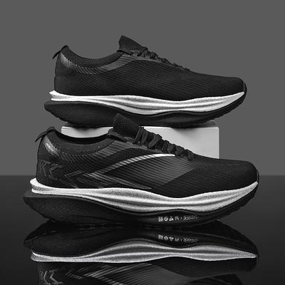 Zapatillas de Running para Hombre Placa de Carbono Especialidad Maratón Deportes Transpirables Ligeras para Mujer Cómodas Antideslizantes Zapatillas Deportivas de Ocio