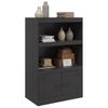 Sideboard Black 67 x 39 x 107 cm Steel