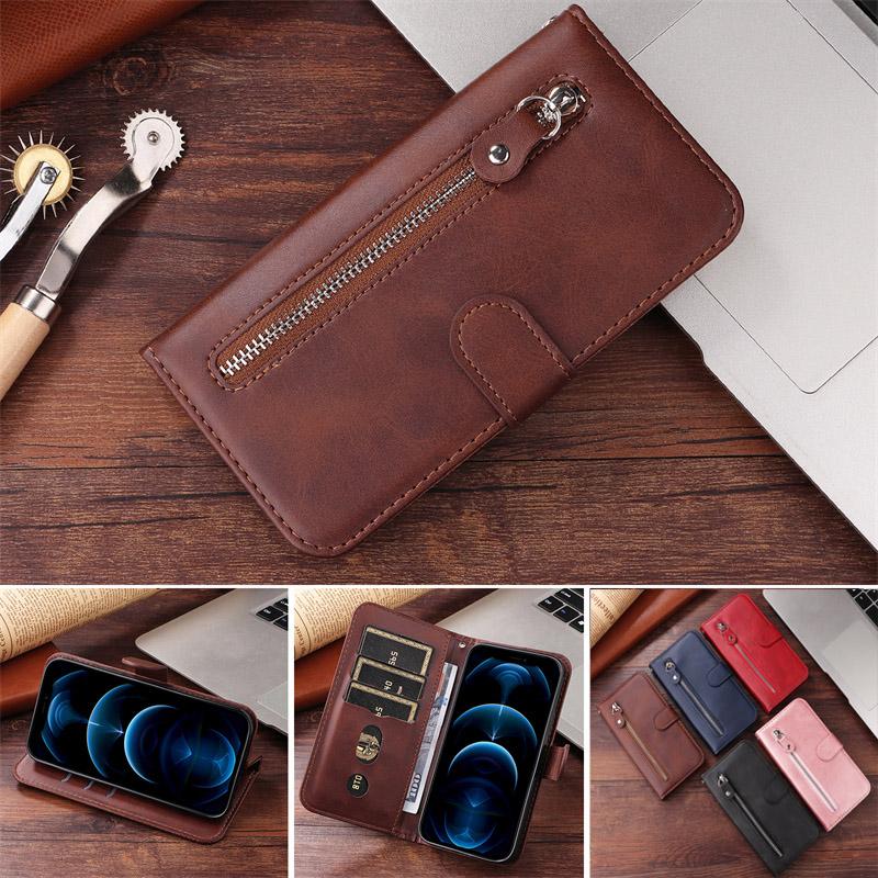 Zipper Funda Mi Poco X7 Pro 5G Coque for Xiaomi Poco X7 Pro Luxury Leather Wallet Flip Case Xiami POCO X7Pro Protect Cases Shell