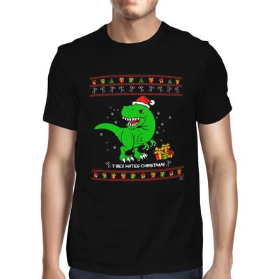 1Tee Herren T-Rex hasst Weihnachten T-Shirt