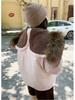 Women’s Short Windproof Thicken Warm Winter Jacket With Big Fur Lapel