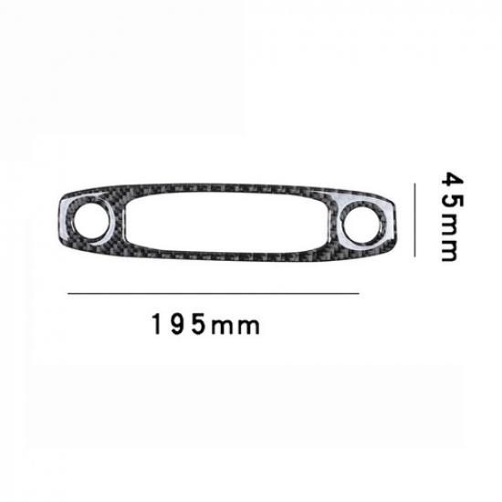 Carbon Fiber Warning Reading Light Frame Cover Sticker For Tesla Model 3 Y 17-22