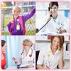 2D 1pc Colorful Flower Pull Tab Retractable Badge Reel for Doctors, Nurses, Students, Office Use, ID Holder