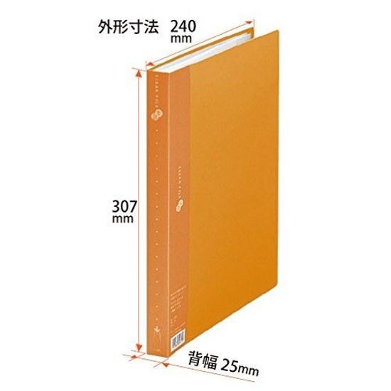 Plus Clear File Super Economy A4 Vertical 40 Pockets 88-434 Yellow