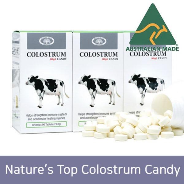 

Nature s Top Colostrum (80IgG)820mg 90 x 3