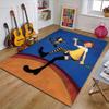Pippi Langstrumpf Polyester Teppich, Weiche Indoor Matte für Bürostuhl, Wohnzimmer, Schreibtisch - Dekoratives Home Office Teppich Design