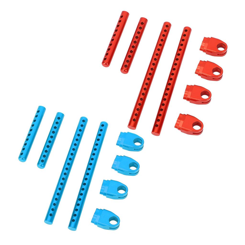 RC Car Shell Post Sturdy Shockproof Aluminum Alloy Car Shell Column with R Pins for 1:10 Road Racing