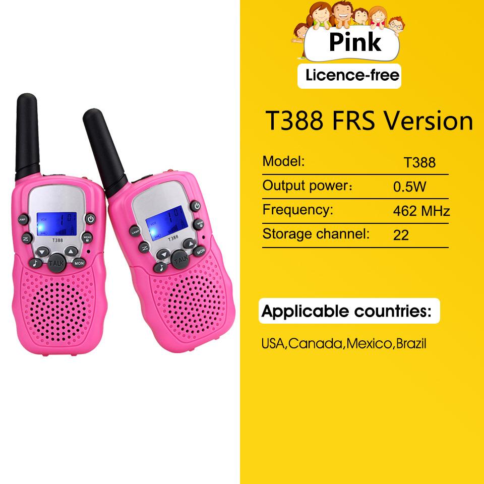 Handheld Walkie Talkie 2PCS Kids Walkie Talkie 3KM Mini Toy Walkie Talkie Toys for Kids Birthday Gift