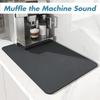 Absorbent Mats Pads Marble Printing Dish Large Kitchen Coffee Mug Table Mat Draining Drying Mat Quick Dry Bathroom Drain Pad