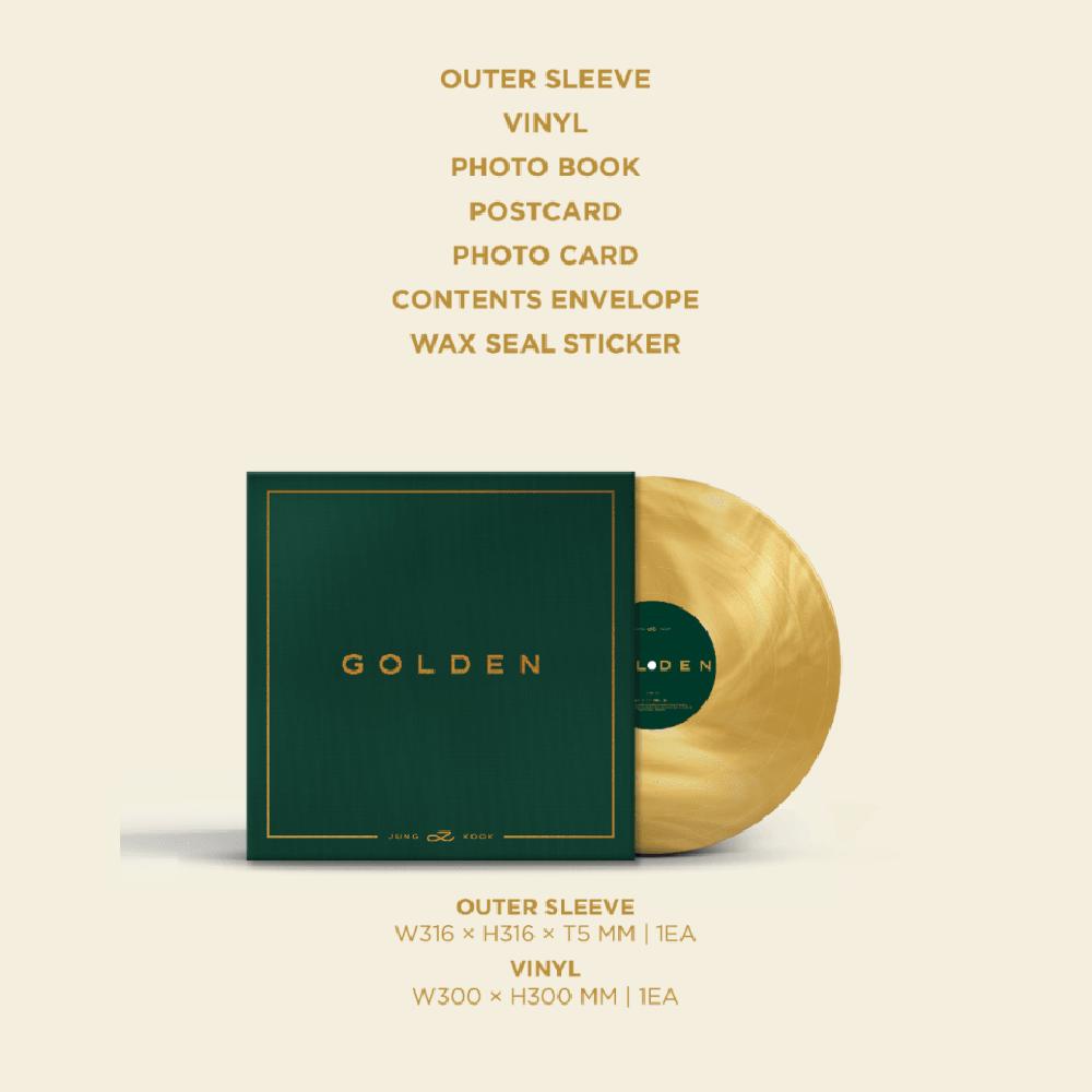 BTS Jungkook GOLDEN LP Ver.