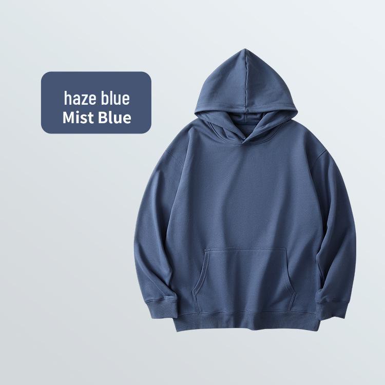 Herren Schweres Kapuzensweatshirt, 430g Extra Dickes Frottee, Winddicht, Warm, mit Tasche für Herbst/Winter.