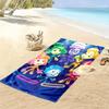 Telo Mare Fixies con Stampa Cartoni Animati, Asciugamano Grande Morbido Asciugatura Rapida per Spiaggia Campeggio Nuoto