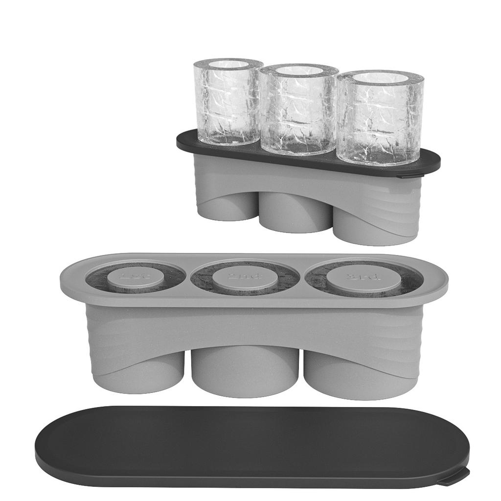 Water Bottle Ice Maker,Insulated Cup Ice Tray - Creative Silicone Ice Mold with Easy Release Design