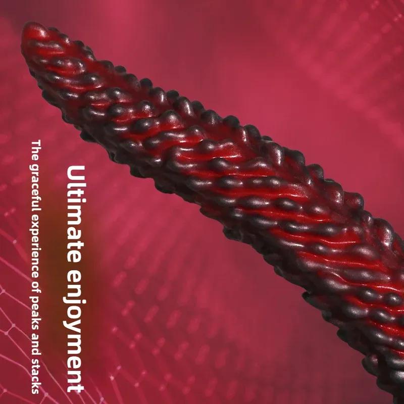 New Alien Tentacle Anal Plug Long Thick Dildo Spiral Silicone Large Butt Plug Suction Cup Anal Toy Dilator Adult Toy Men Women