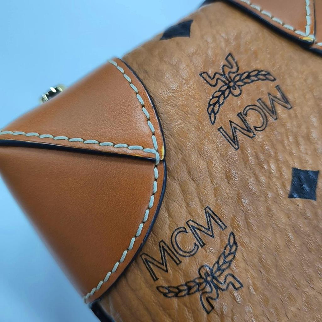 [Pre-Owned] Classic Monogram Print Leather Crossbody Tote Bag Mini - Very Good #NO3IM3
