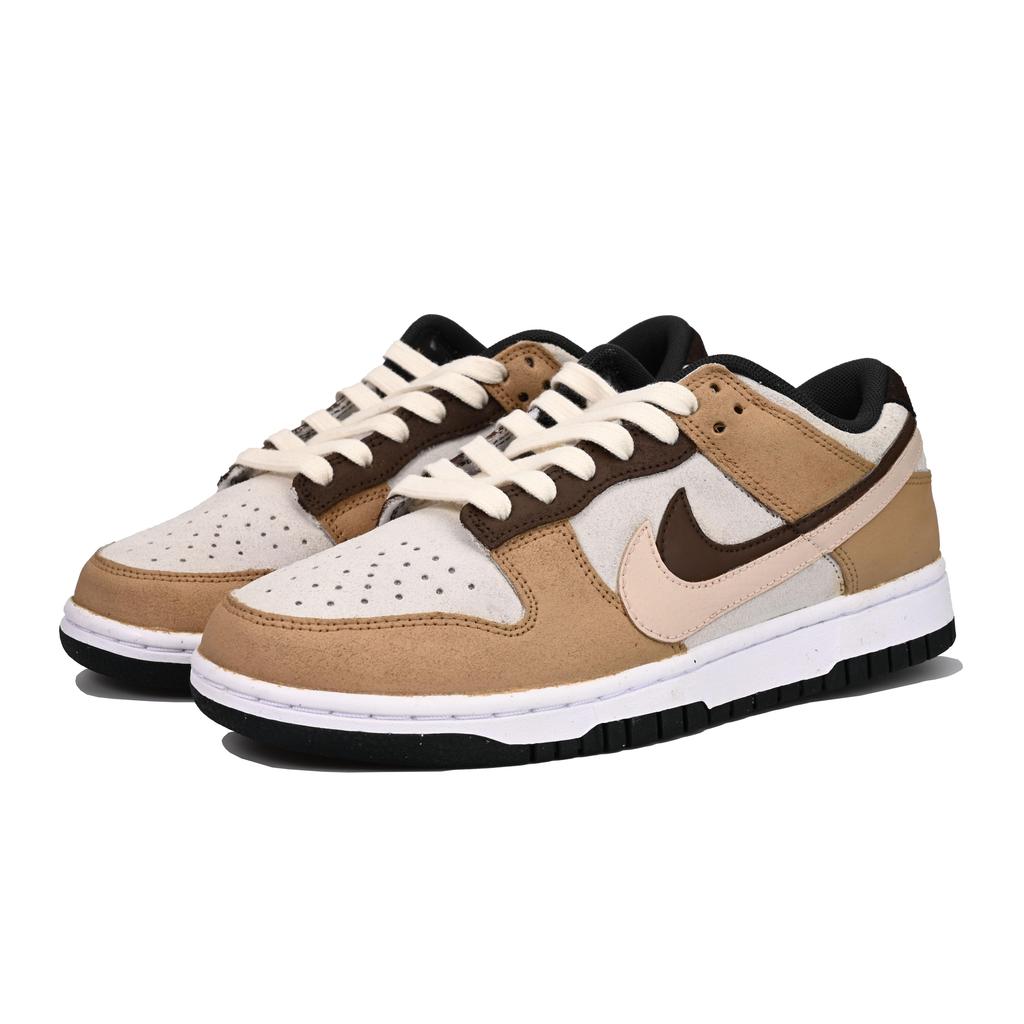 Nike Dunk Slip Resistant Low top Skateboard Shoes Unisex Light Brown HV1800-101(Team6-)