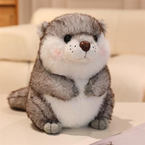 Cute Cute Otter Doll Plush Toy Rag Doll Soothing Doll Sleeping Throw Pillow Bed Girl Birthday