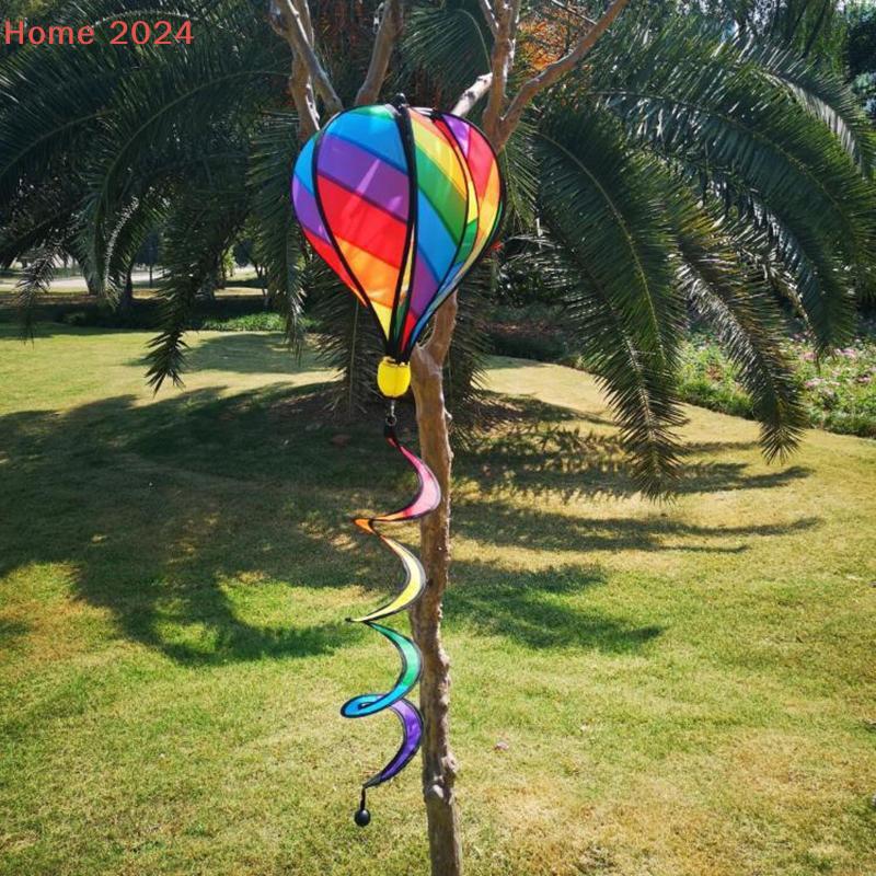 Spirala Eoliană Balon cu Aer Cald Curcubeu Agățătoare Răsucitor de Vânt Moară de Vânt de Exterior Grădină Curte Acasă Festival Sărbătoare Balon