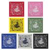 21'' Letter Pattern Bandana Head Scarf for Women Men Square Turban Head Scarf Punk Head Wrap Headwear