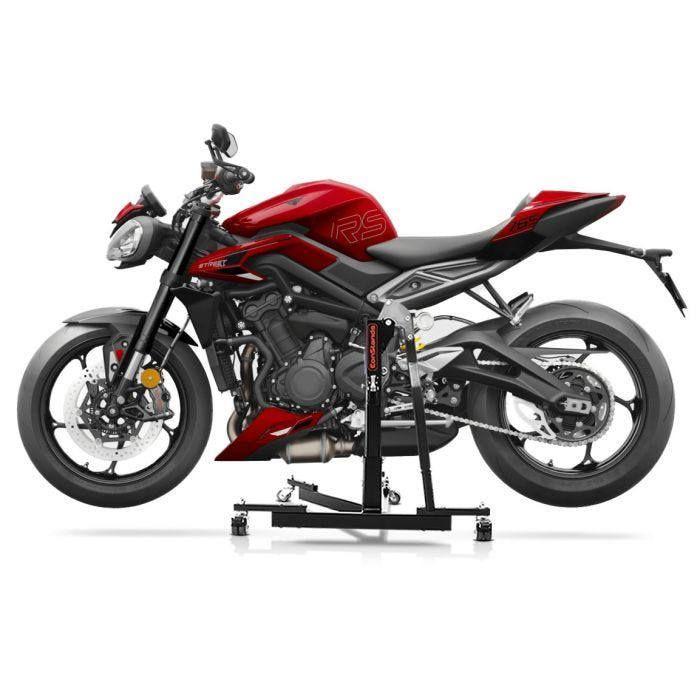 Lève moto centrale compatible avec Triumph Street Triple 765 R / RS 23-25 ConStands Power-Evo