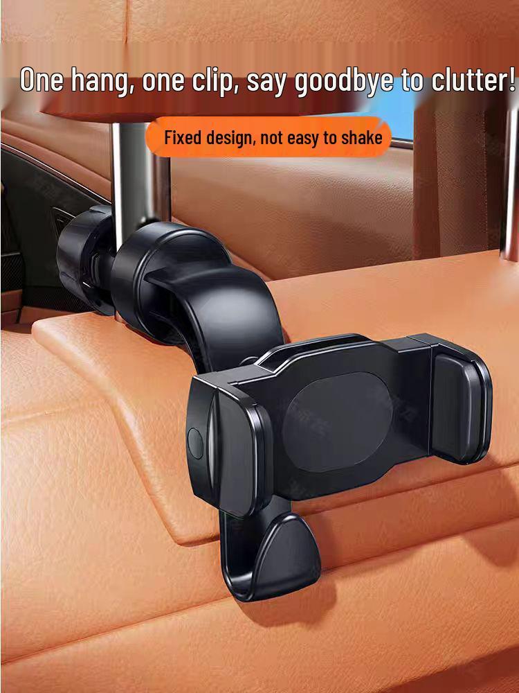 Foldable Car Headrest Phone & Tablet Holder with MagSafe Compatibility