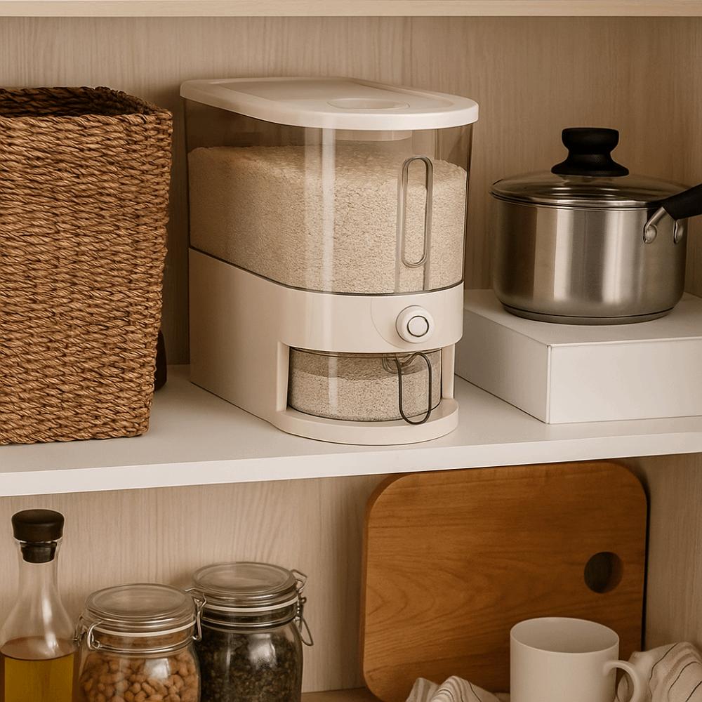 Moisture-Proof Rice Storage Container Visible Flour Storage Bucket  Kitchen Storage