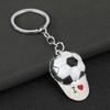 New Model Football Keychain, Colorful Baseball Cap, Alloy Imitation Football Player Keychain, World Cup Bag Pendant, Hanging Piece