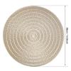 Runde geflochtene Platzsets 4er-Set Tischsets für Esstische Gewebte Waschbare Rutschfeste Platzsets