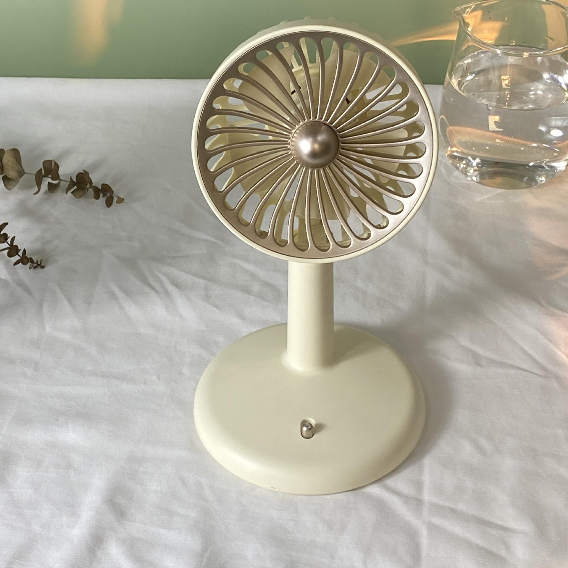 

Compact Retro Electric Desktop Fan for Home or Office 13 x 13 x 22.5 cm