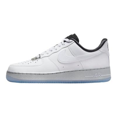 Air Force 1 07 SE Paquete Cromo - Zapatillas Blancas para Mujer Plata Metálico Negro DX6764-100