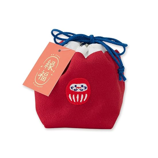 JIKAN STYLE Drawstring Bag, Enpuku Drawstring Bag, Made in Japan, Lucky Charm, Japanese Pattern, Acc